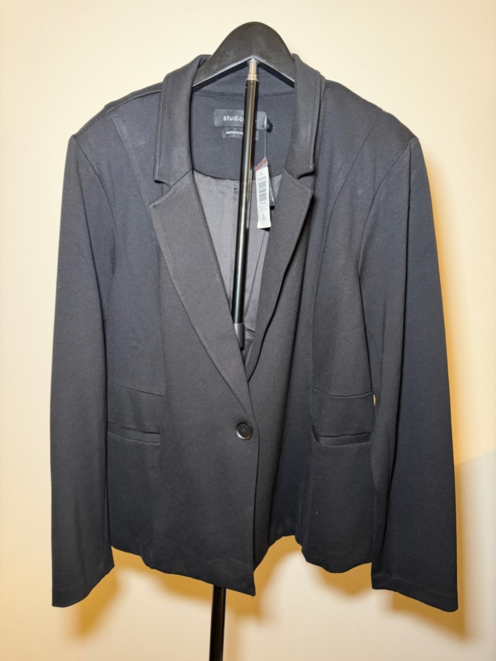 Torrid Studio Black Single-Button Blazer Jacket
